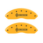 MGP 4 Caliper Covers Engraved Fr Lincoln Rr Star Logo Yellow Finish Blk Char 2002 Lincoln Navigator
