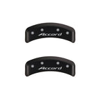 MGP 4 Caliper Covers Engraved Front Accord Engraved Rear Accord Red finish silver ch