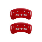 MGP 4 Caliper Covers Engraved Front Cadillac Engraved Rear XTS Yellow finish black ch