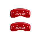 MGP 4 Caliper Covers Engraved Front Honda Engraved Rear CR-Z Yellow finish black ch