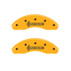 MGP 4 Caliper Covers Engraved Front Lincoln Rear MKZ Yellow Finish Black Char 2011 Lincoln MKZ