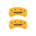 MGP 4 Caliper Covers Engraved Front Pontiac Rear Gxp Yellow Finish Black Char 2008 Pontiac G8