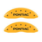 MGP 4 Caliper Covers Engraved Front Pontiac Rear Gxp Yellow Finish Blk Char 2005 Pontiac Bonneville