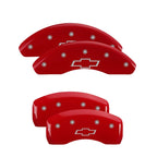 MGP 4 Caliper Covers Engraved Front & Rear Bowtie Yellow finish black ch