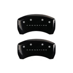 MGP 4 Caliper Covers Engraved Front & Rear Crossfire Black finish silver ch