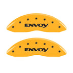 MGP 4 Caliper Covers Engraved Front & Rear Envoy Yellow Finish Black Char 2005 GMC Envoy XL