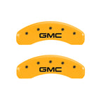 MGP 4 Caliper Covers Engraved Front & Rear GMC Yellow Finish Black Char 2007 GMC Savana 2500