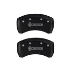 MGP 4 Caliper Covers Engraved Front & Rear Lincoln Red finish silver ch