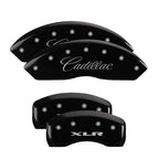 MGP 4 Caliper Covers Engraved Front & Rear MGP Black Finish Silver Char 2019 GMC Arcadia