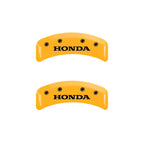 MGP 4 Caliper Covers Engraved Front & Rear MGP Black finish silver ch