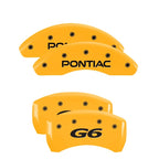 MGP 4 Caliper Covers Engraved Front & Rear MGP Red finish silver ch