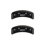 MGP 4 Caliper Covers Engraved Front & Rear MGP Red finish silver ch
