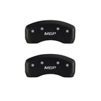 MGP 4 Caliper Covers Engraved Front & Rear MOPAR Yellow finish black ch