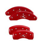 MGP 4 Caliper Covers Engraved Front & Rear MGP Yellow Finish Black Char 2008 Honda Civic