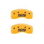 MGP 4 Caliper Covers Engraved Front & Rear Monte Carlo SS Yellow Finish Black Char 2002 Chevy Impala