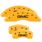 MGP 4 Caliper Covers Engraved Front & Rear Mopar Yellow Finish Black Char 2005 Chrysler Sebring