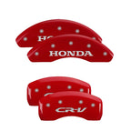 MGP 4 Caliper Covers Engraved Front & Rear Pontiac Red Finish Silver Char 2006 Pontiac GTO