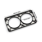 Stainless Steel Center Console Cup Holder Ash Tray Delete for 1989-1997 Mazda MX-5 Miata MK1 - Bull Boost Performance