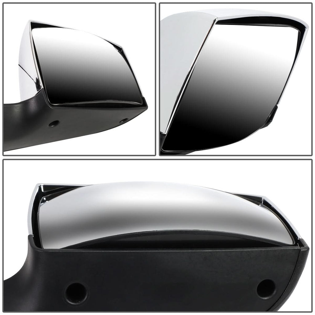 04-18 Volvo VN Series Hood Mirror Manual Sequential LED Black