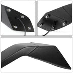 04-18 Volvo VN Series Hood Mirror Manual Sequential LED Black