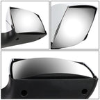 04-18 Volvo VN Hood Mirror Manual Arrow Sequential LED Chrome