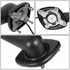 08-17 Freightliner Cascadia Hood Mirror w/ Sequential LED Chrome