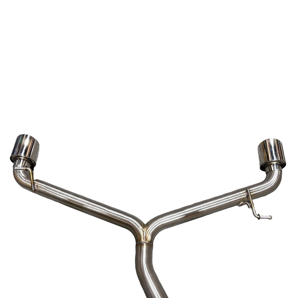3.5" Stainless Tip Catback Exhaust for VW Golf GTI 2.0T MK6 MKVI 10-14 304SS - Bull Boost Performance
