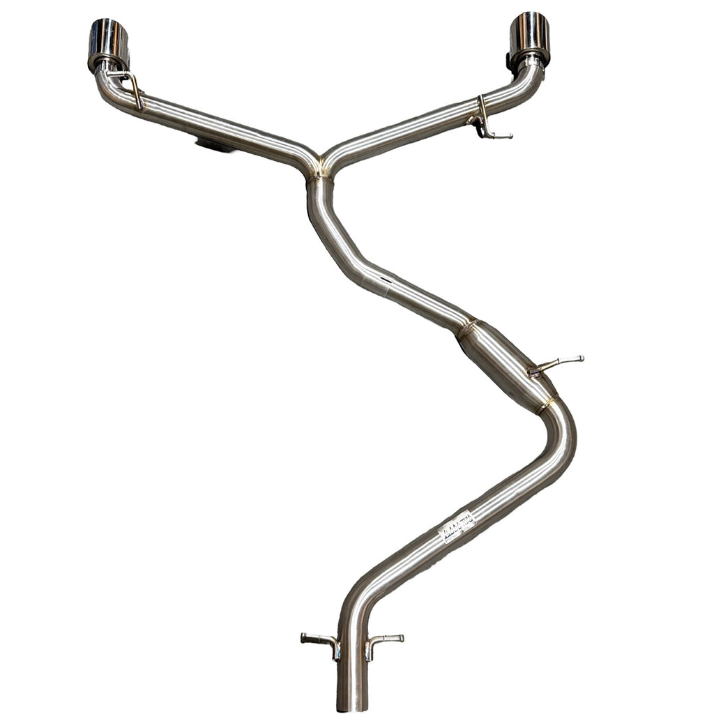 3.5" Stainless Tip Catback Exhaust for VW Golf GTI 2.0T MK6 MKVI 10-14 304SS - Bull Boost Performance