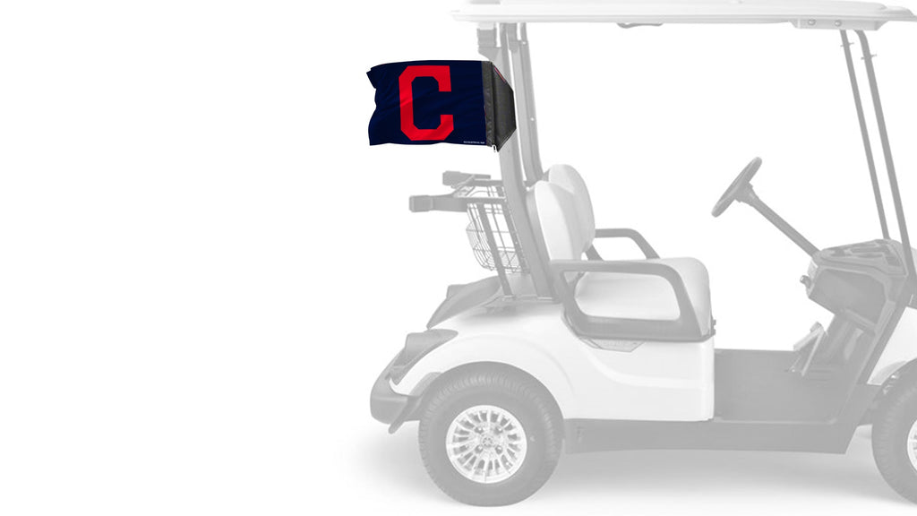 Cleveland Indians 11"x17" Forever Wave Flag for Golf Carts