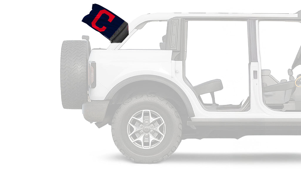 Cleveland Indians 11"x17" Forever Wave Flag for Bronco