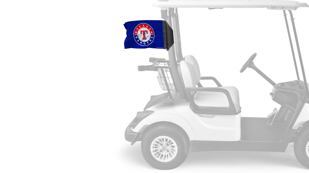 Texas Rangers 11"x17" Forever Wave Flag for Golf Carts