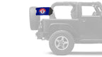 Texas Rangers 11"x17" Forever Wave Flag for Jeep Wrangler JLU 4-Door 2018-Present