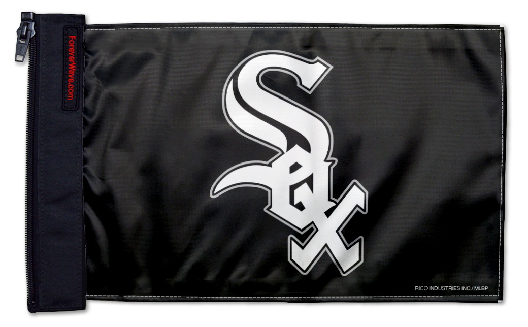 Chicago White Sox 11"x17" Forever Wave Flag for Jeep Wrangler TJ 1996-2006