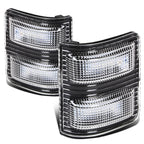 2008-2015 Ford Super Duty Towing Mirror Side Lights - Black/Amber