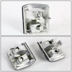 08-15 Ford Super Duty Towing Mirror Side Light Pair Smoke/White LED