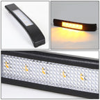 2009-2014 Ford F-150 Towing Mirror Side Lights - Chrome/Amber LED Pair