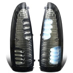 00-07 Ford F-250 F-350 Towing Mirror Side Lights - Smoke White LED
