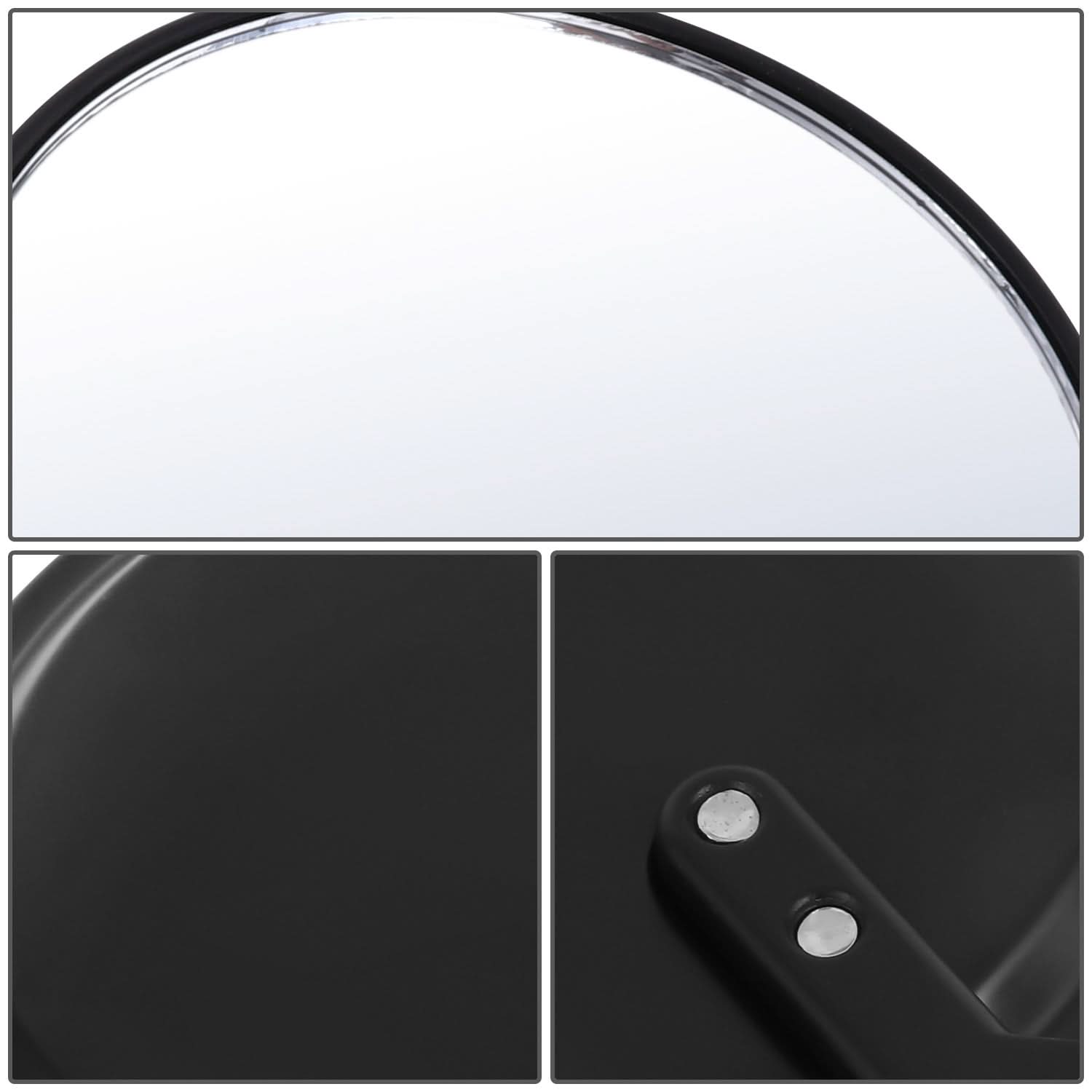 Motorcycle Bar End Mirror Black
