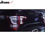 2015-2017 Ford F150 Sequential Clear Lens Red Housing LED Tail Lights