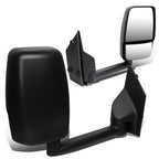 03-18 Chevy Express GMC Savana Manual Side Mirror Pair Black