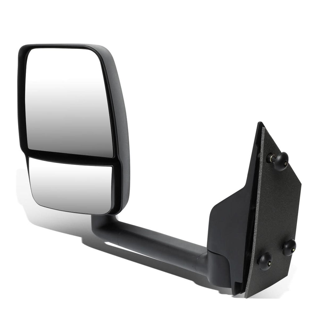03-18 Chevy Express GMC Savana Manual Side Mirror Left Black