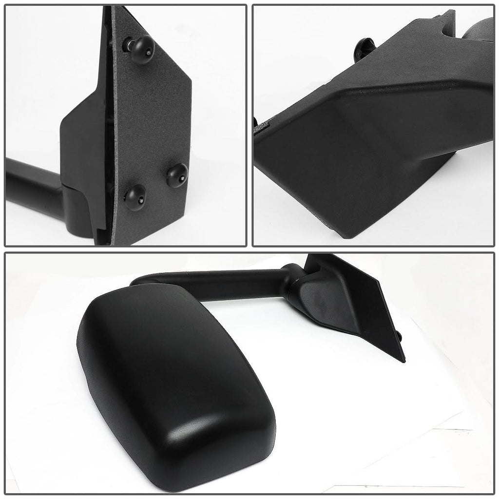 03-18 Chevy Express GMC Savana Manual Side Mirror Left Black