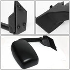 03-18 Chevy Express GMC Savana Manual Side Mirror Left Black