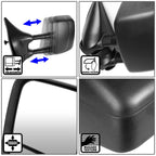 04-13 Nissan Titan Manual Side Mirror - Left Black