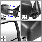 2005-2015 Nissan Frontier Manual Side Mirror - Right Black