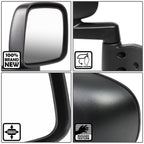 03-06 Jeep Wrangler QE Style Manual Side Mirror - Left Black