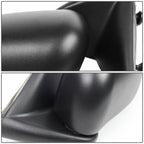 2005-2011 Dodge Dakota Powered Heated Side Mirror Left Black