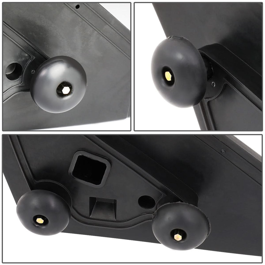 2006-2010 Hyundai Sonata Manual Side Mirror - Left Black