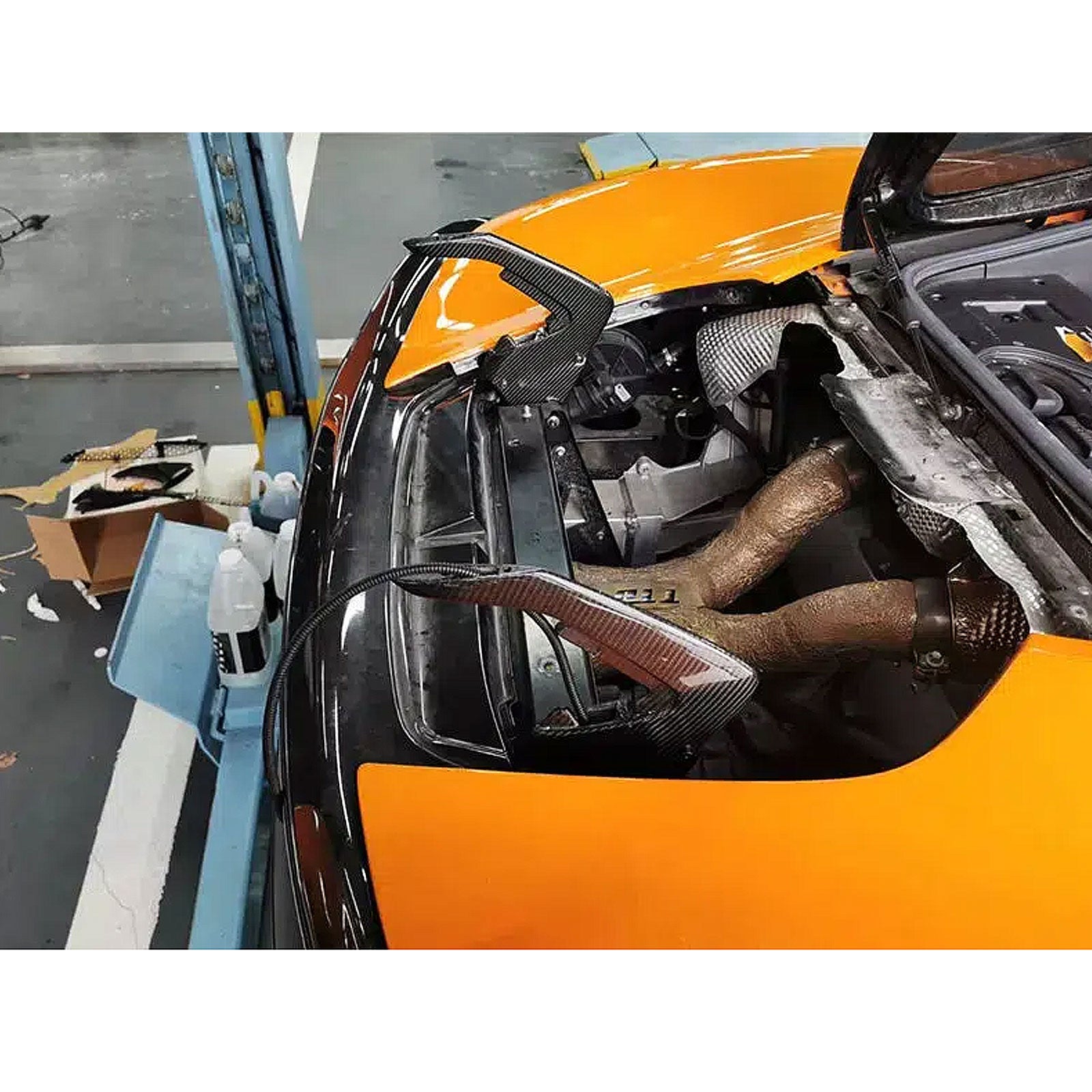MSO Style Dry Carbon Fiber Wing Spoiler for McLaren 540C 570S 570GT - Bull Boost Performance