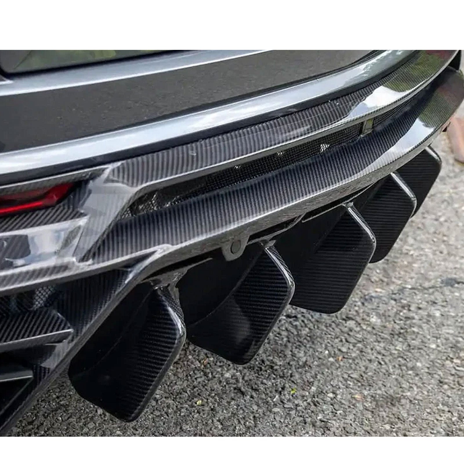 MSY Style Dry Carbon Fiber Rear Diffuser for Lamborghini Urus - Bull Boost Performance